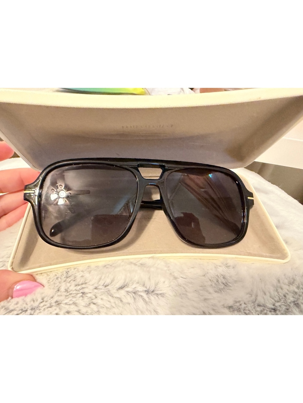Miramira Black Shield Sunglasses